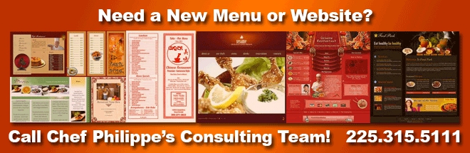
		Chef Phiippe Restaurant Menu and Website Design